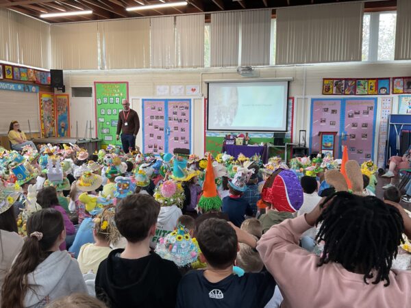 Easter egg hunt and bonnet parade